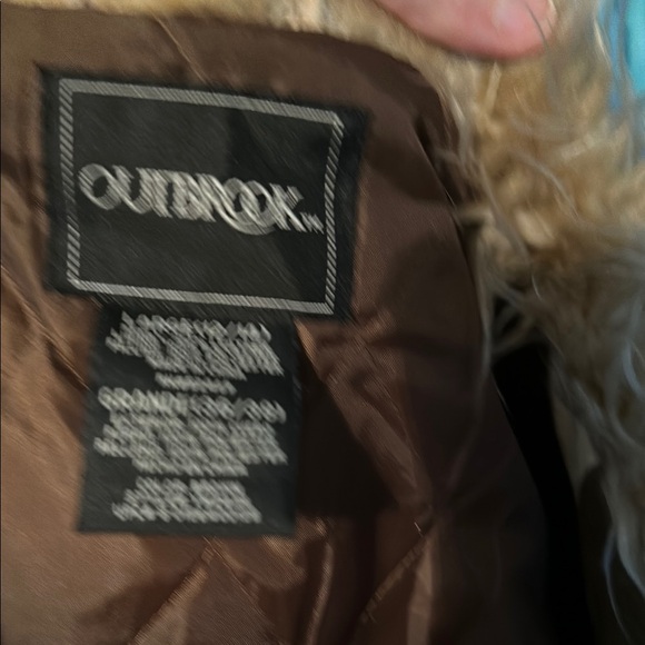 Patchwork Leather Jacket with Faux Fur Trim - Picture 3 of 9